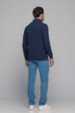 Καλοκαιρινό Ανδρικό Ανοιχτόχρωμο Τζιν Massaro Παντελόνι με Ελαστικό– Straight Fit - Image 7