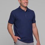 Μπλε Ανδρικό Πόλο Μπλουζάκι FR - Regular Fit