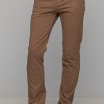 Κάμελ ανδρικό παντελόνι chino υφασμάτινο MASSARO - Slim fit