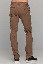 Κάμελ ανδρικό παντελόνι chino υφασμάτινο MASSARO - Slim fit - Image 6