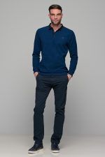 Χειμερινό ανδρικό chino παντελόνι NT μπλε - Slim fit - Image 6
