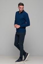 Χειμερινό ανδρικό chino παντελόνι NT μπλε - Slim fit - Image 7