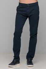 Χειμερινό ανδρικό chino παντελόνι NT μπλε - Slim fit - Image 3