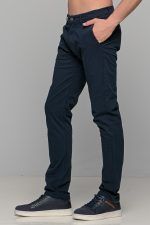 Χειμερινό ανδρικό chino παντελόνι NT μπλε - Slim fit - Image 4