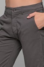 Χειμερινό ανδρικό chino παντελόνι NT γκρι - Slim fit - Image 2