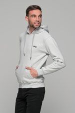 Ανδρικό φούτερ γκρι του πάγου FR με κουκούλα - Image 2