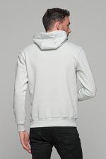 Ανδρικό φούτερ γκρι του πάγου FR με κουκούλα - Image 3