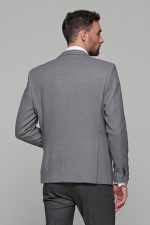 Γκρι σακάκι ανδρικό AM- slim fit - Image 5