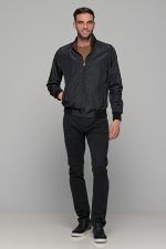 Χειμερινό ανδρικό chino παντελόνι NT μαύρο - Slim fit - Image 8