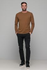 Χειμερινό ανδρικό chino παντελόνι NT μαύρο - Slim fit - Image 6