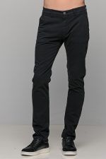 Χειμερινό ανδρικό chino παντελόνι NT μαύρο - Slim fit - Image 3