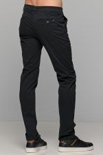 Χειμερινό ανδρικό chino παντελόνι NT μαύρο - Slim fit - Image 5