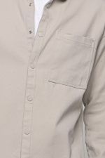 Oversized γκρι jacket πουκάμισο  – Loose Fit - Image 2