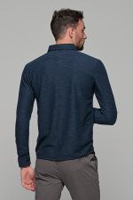 Σπορ μπλε ανδρικό πουκάμισο MR – Slim fit - Image 6