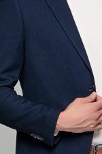 Μπλε σακάκι ανδρικό AM- slim fit - Image 2