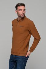 Ταμπά ανδρική μακρυμάνικη μπλούζα πόλο MS με κουμπιά βελουτέ - Image 4