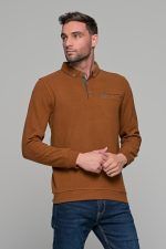 Ταμπά ανδρική μακρυμάνικη μπλούζα πόλο MS με κουμπιά βελουτέ - Image 3