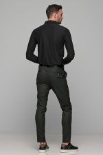 Σπορ μαύρο ανδρικό πουκάμισο MR – Slim fit - Image 8