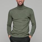 Aνδρικό ανοιχτό χακί ζιβάγκο βαμβακερό - regular fit