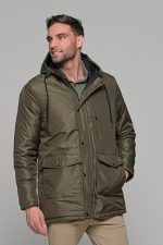 Χακί ανδρικό αδιάβροχο μπουφάν τύπου παρκά - regular fit - Image 6