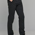 Καλοκαιρινό Ανδρικό Παντελόνι Chino MASSARO Μαύρο - Slim fit