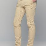 Καλοκαιρινό Ανδρικό Παντελόνι Chino Μπεζ MASSARO - Slim fit