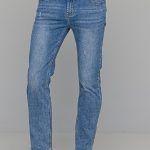 Καλοκαιρινό μπλε ανδρικό τζιν Paparazzi με ελαφρύ ξέβαμμα και σκίσιμο – Slim fit