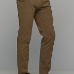 Κάμελ ανδρικό παντελόνι chino υφασμάτινο MASSARO - Slim fit
