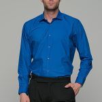 Μπλε indigo ανδρικό πουκάμισο PAPARAZZI - Classic Fit