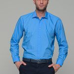 Σκούρο μπλε σιέλ ανδρικό πουκάμισο PAPARAZZI - Classic Fit