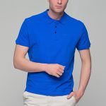 Μπλε Royal Ανδρικό Πόλο Πικέ Μπλουζάκι FR - Regular Fit