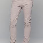 Καλοκαιρινό Ανδρικό Παντελόνι Chino Γκρι-Μπεζ MASSARO - Slim fit