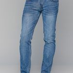 Καλοκαιρινό μπλε ανδρικό ανοιχτόχρωμο τζιν Paparazzi με ξέβαμμα – Slim fit