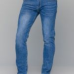 Καλοκαιρινό ανδρικό μπλε τζιν Paparazzi με ελαφρύ ξέβαμμα – Slim fit