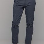 Μπλε ανδρικό παντελόνι chinos NT με λάστιχο στην μέση - Slim fit