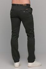 Chinos ανδρικό παντελόνι υφασμάτινο σε χρώμα σκούρο Πράσινο MASSARO - Slim fit - Image 5