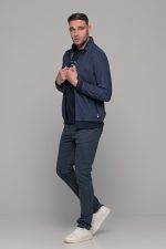 Chinos ανδρικό παντελόνι υφασμάτινο σε χρώμα Μπλε- Ραφ MASSARO - Slim fit - Image 6