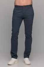 Chinos ανδρικό παντελόνι υφασμάτινο σε χρώμα Μπλε- Ραφ MASSARO - Slim fit