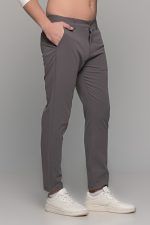 Γκρι ανδρικό παντελόνι chinos NT με λάστιχο στην μέση - Slim fit - Image 6