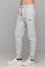 Γκρι πάγου ανδρικό παντελόνι φόρμας χωρίς λάστιχο FR - Image 3