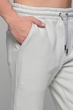 Γκρι πάγου ανδρικό παντελόνι φόρμας χωρίς λάστιχο FR - Image 2