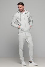 Γκρι πάγου ανδρικό παντελόνι φόρμας χωρίς λάστιχο FR - Image 6