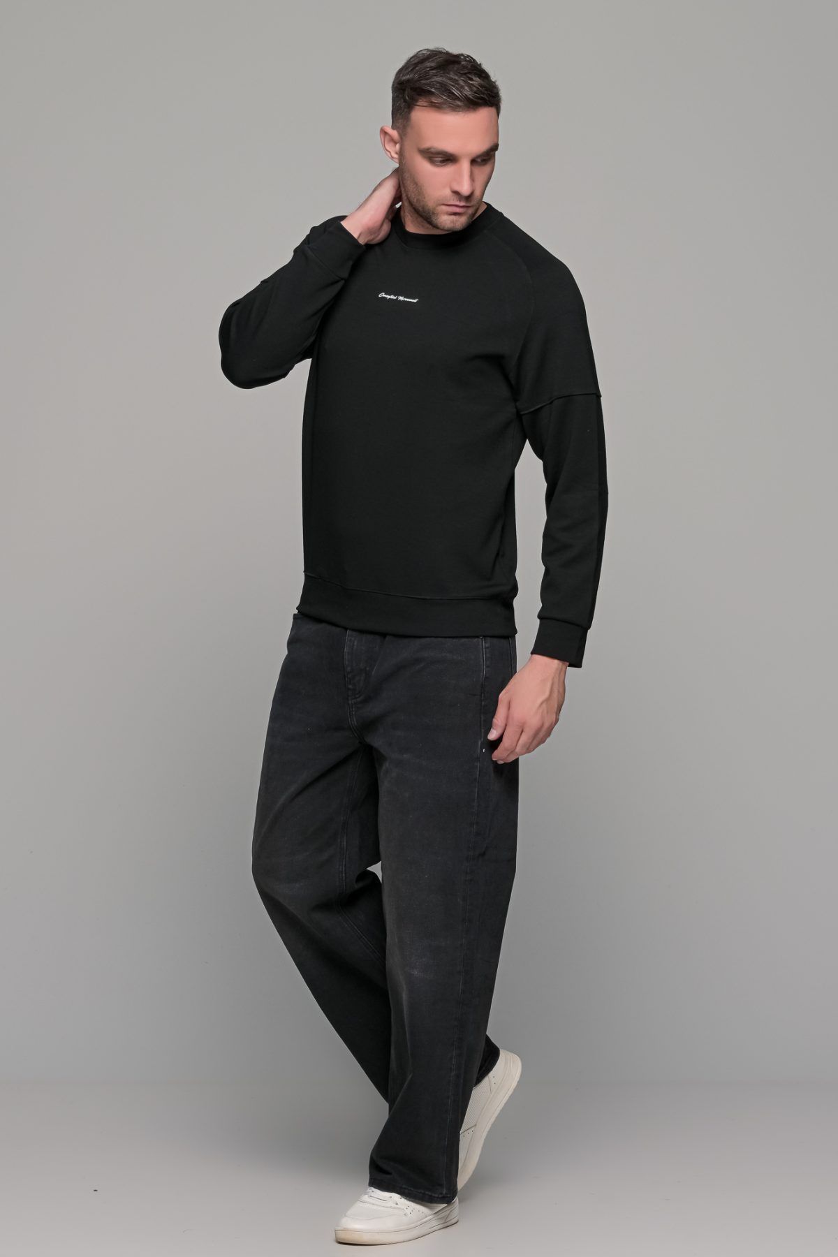 Μαύρο ανδρικό παντελόνι τζιν σε φαρδιά γραμμή Paparazzi – Baggy Fit - Image 7