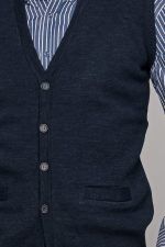 Μπλε ανδρική καζάκα με κουμπιά