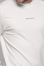 Ανδρική μπλούζα μακρυμάνικη σε λευκό χρώμα - Image 2