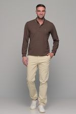 mplouza-t-shirt-makrimaniko-polo-me-giaka-kafe-brown-casual-kathimerino-man-men-andriko (6)