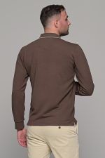 mplouza-t-shirt-makrimaniko-polo-me-giaka-kafe-brown-casual-kathimerino-man-men-andriko (6)