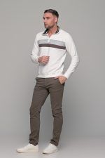 plekto-poylober-me-giaka-me fermouar-bambaki-cottom-sweater-knitting-casual-andriko-man-men-kathimerino-leyko-white-kafe-brown-beloyte-half-zipper (2)