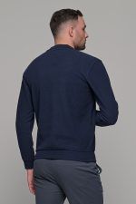 plekto-poylober-polo-me-giaka-bambaki-cottom-sweater-knitting-casual-andriko-man-men-kathimerino-mple-navy-blue