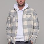 poykamiso-fanelenio-andriko-man-men-casual-kathimerino-jacket-karo-grey-gkri-gri-gre-white-leuko-leyko-me-giaka-koympia-shirt